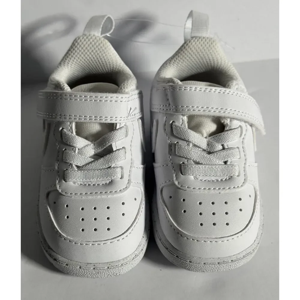 Nike Court Borough Low 2 Baby Toddler White Sneakers Shoes Size 4C